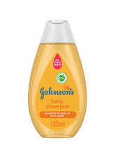 Johnson’s Baby Shampoo 100ml in a yellow bottle with no more tears formula for gentle cleansing